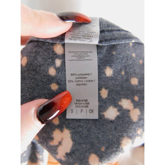 Resting Witch Face Tee – Bleach Dye Gildan Cotton – Size S – Excellent Condition - Picture 5 of 11